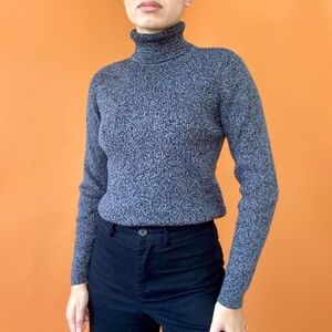 Women's Gray Turtleneck Sweater